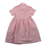 Il Gufo Abito Mezza Manica Tinta Unita con Fantasia A Righe per Neonata P25VM780C1080N BIANCO/ROSA IL GUFO 