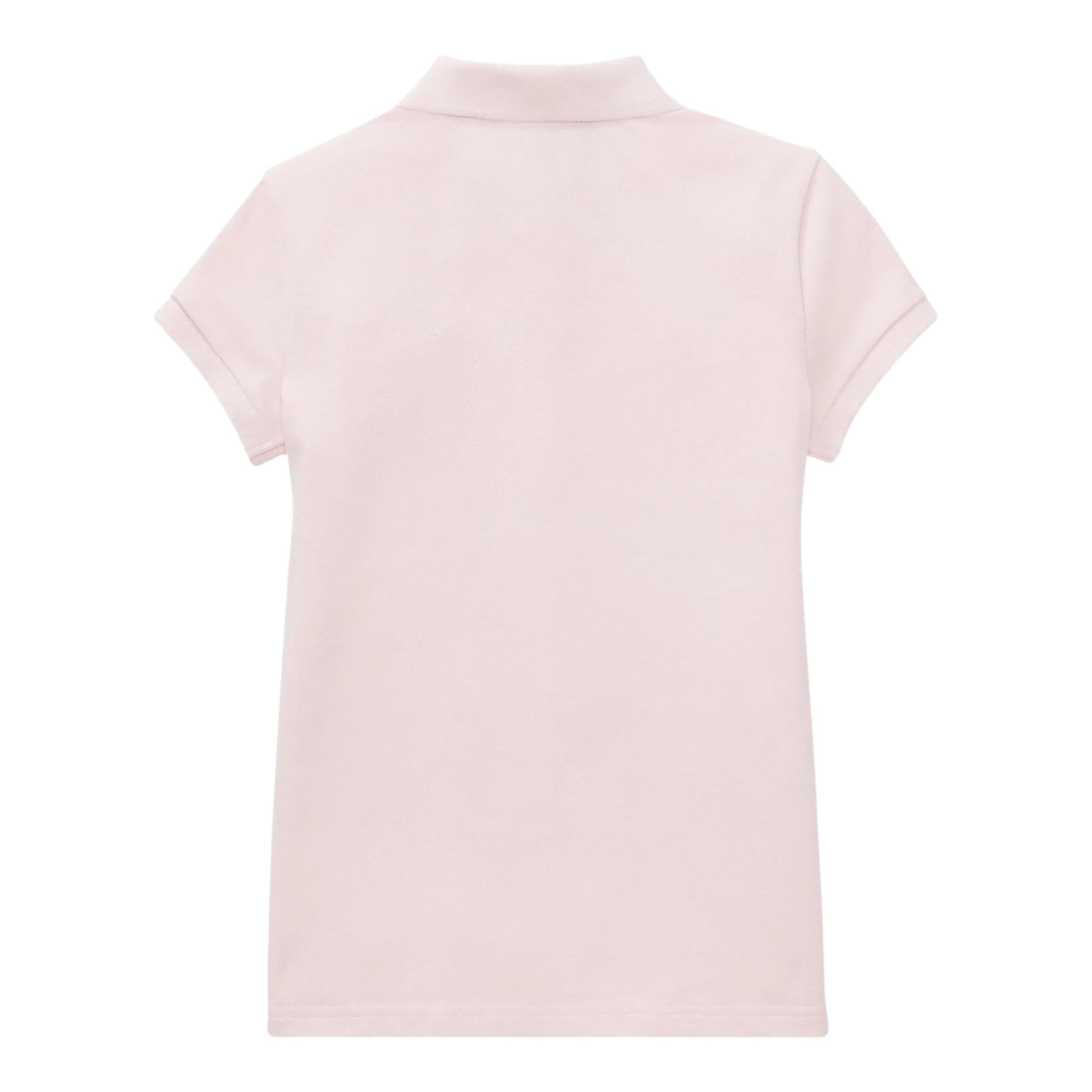 Ralph Lauren Polo Mezza Manica Tinta Unita con Logo per Neonata 312573242011N ROSA RALPH LAUREN 