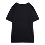 Emporio Armani T-Shirt Girocollo Tinta Unita con Logo per Bambino EB000170 NERO EMPORIO ARMANI 