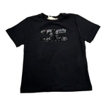 Elisabetta Franchi T-Shirt Girocollo Tinta Unita con Stampa per Bambina EFTS214 NERO ELISABETTA FRANCHI 
