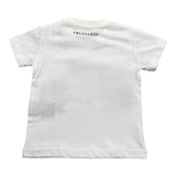 Trussardi T-Shirt Girocollo Tinta Unita con Stampa per Neonato TIP23101TSX BIANCO TRUSSARDI 