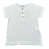 Babyvip T-Shirt Tinta Unita con Bottoni per Neonato T7157 BIANCO BABYVIP 