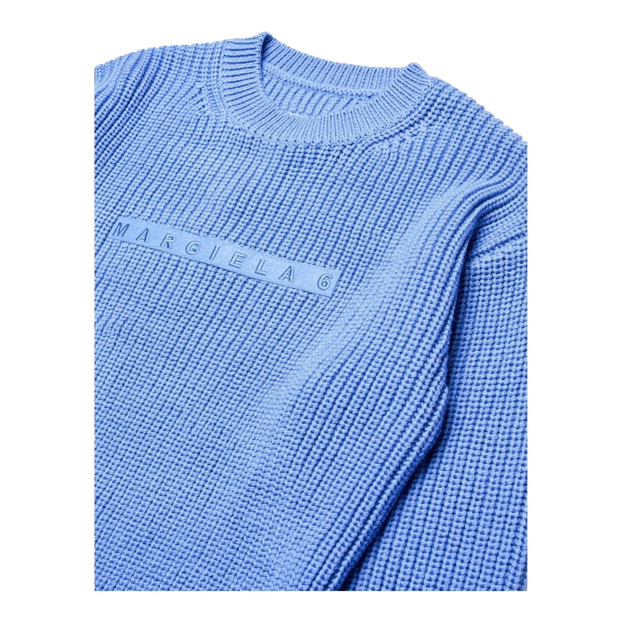 MAISON MARGIELA abito girocollo tinta unita con camicia Azzurro per Bambino M60643 AZZURRO MAISON MARGIELA 
