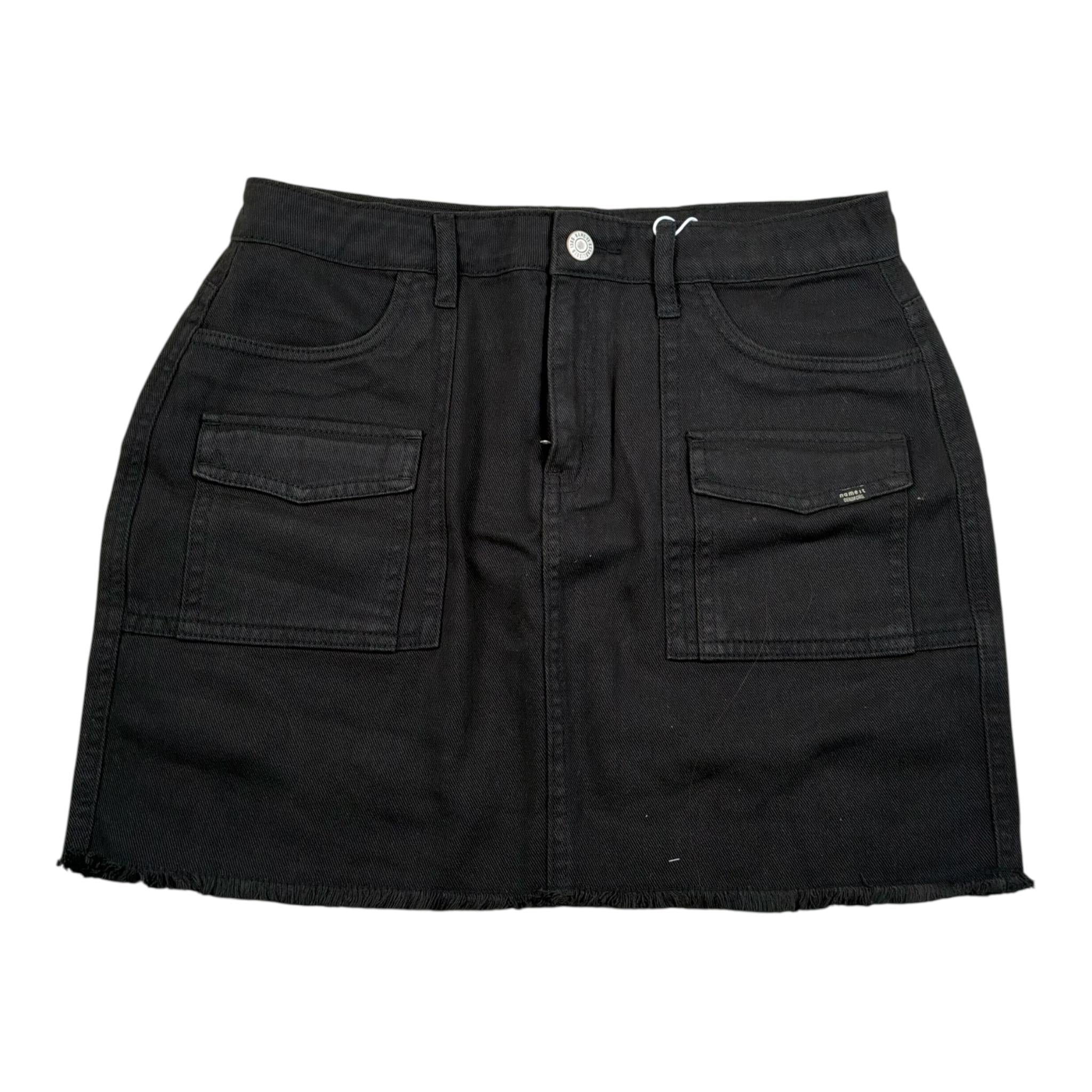 Name It Gonna In Denim tinta unita Nero per Bambina 13237105 NERO NAME IT 