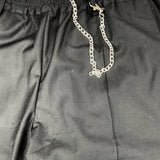 DANIELE ALESSANDRINI pantalone tinta unita con elastico in vita Nero per Bambino 1231P00068 NERO DANIELE ALESSANDRINI 