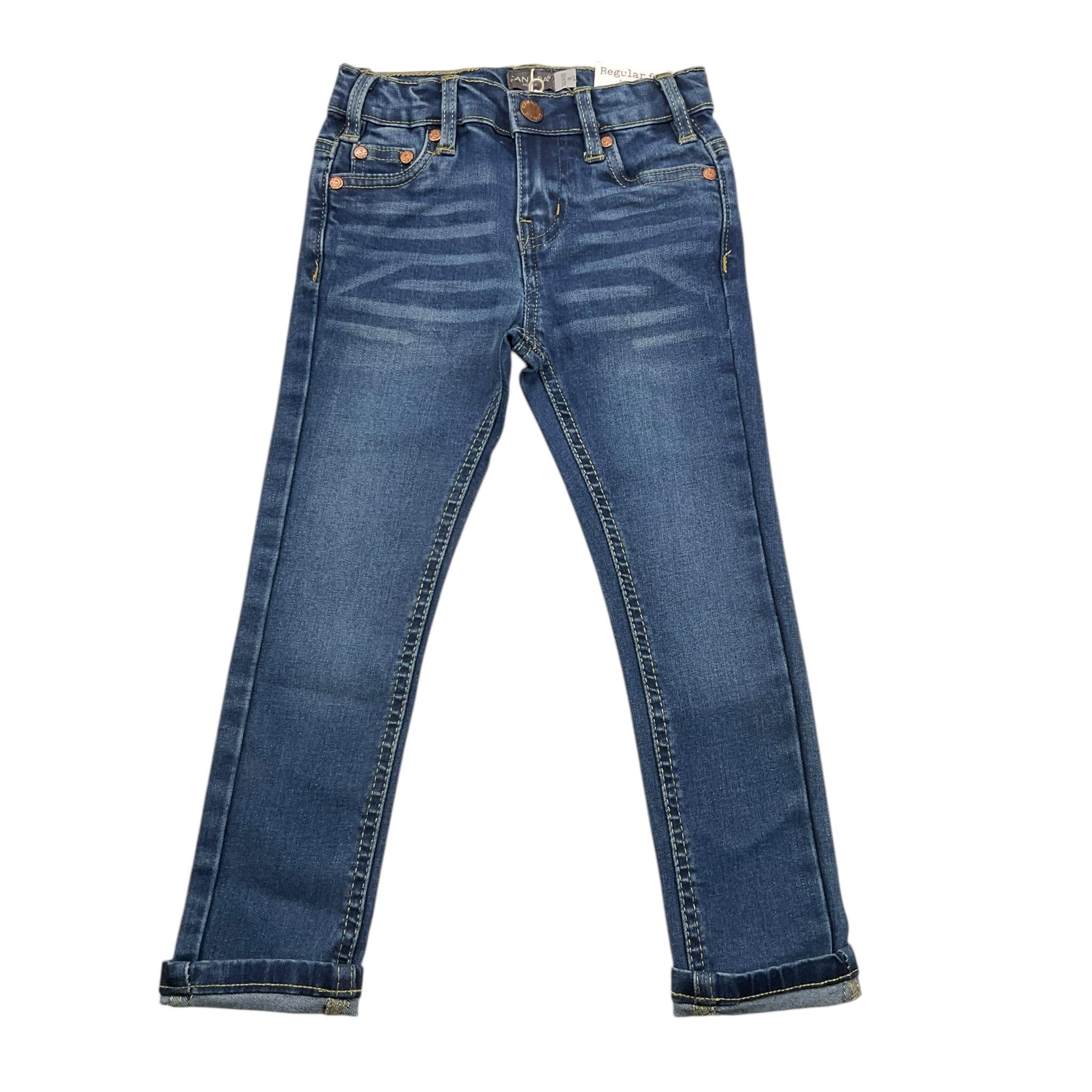 CANADA HOUSE jeans tinta unita con girovita regolabile Blu per Bambino 24472241 BLU CANADA HOUSE 