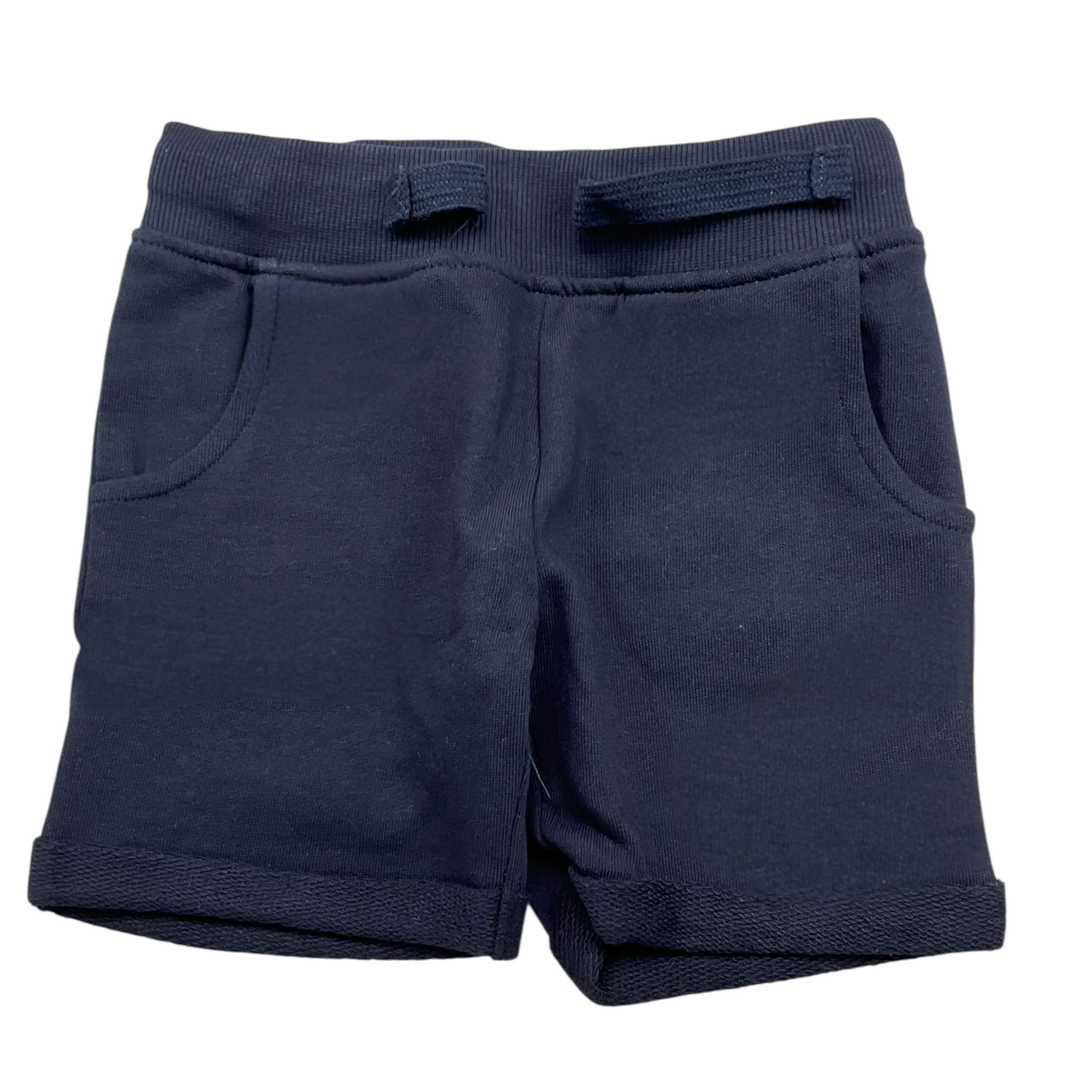 Guess Bermuda Tinta Unita con Logo per Neonato N93Q18KAUG0 BLU GUESS 