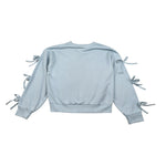 Gaelle Felpa tinta unita con Stampa Azzurro per Bambina 2745F00502 AZZURRO GAELLE 