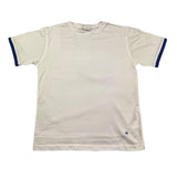 Manuel Ritz T-Shirt Girocoll Tinta Unita con Profili Maniche In Contrasto per Bambino MR2924 BIANCO MANUEL RITZ 