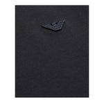 Emporio Armani T-Shirt Girocollo Tinta Unita con Logo per Bambino EB000166X BLU EMPORIO ARMANI 