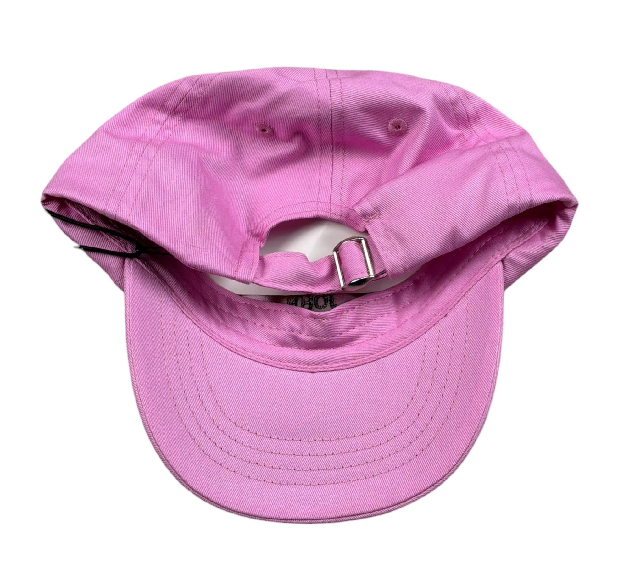 John Richmond Cappello con Visiera Tinta Unita con Logo per Bambina RGP26027BT ROSA JOHN RICHMOND 