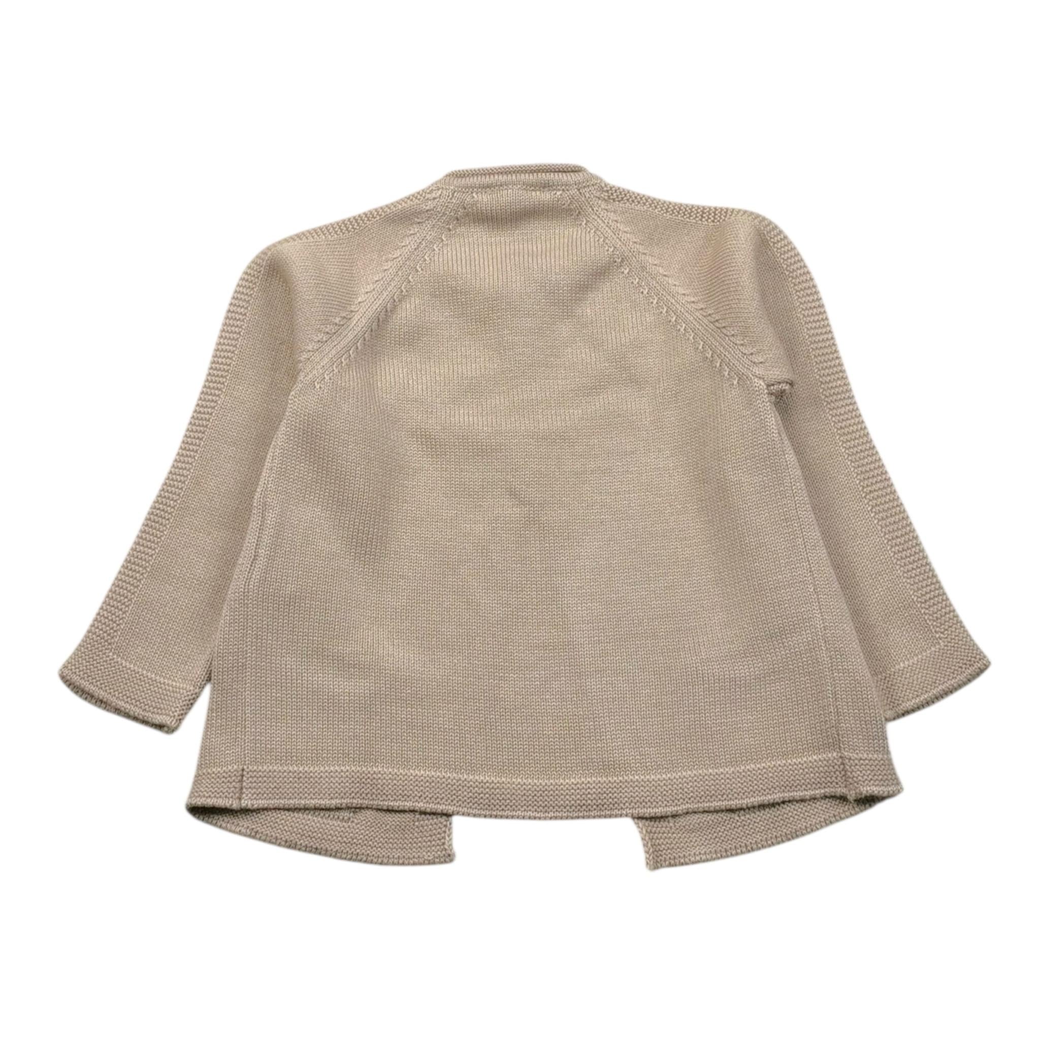 Le Coconne Cardigan Tinta Unita per Neonato 5855 BEIGE LE COCONNE 