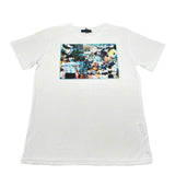 Move T-Shirt Girocollo Tinta Unita con Stampa per Bambino PRINTBIADIEGO BIANCO MOVE 