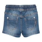 John Richmond Bermuda Tinta Unita In Denim con Elastico In Vita per Neonato RIP25048BE BLU JOHN RICHMOND 