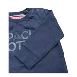 CESARE PACIOTTI shirt girocollo tinta unita con stampa Blu per Neonato TSP4363B BLU CESARE PACIOTTI 