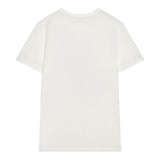 Stella Mccartney T-Shirt Girocollo Tinta Unita con Stampa per Bambina TW8A41 BIANCO STELLA McCARTNEY 