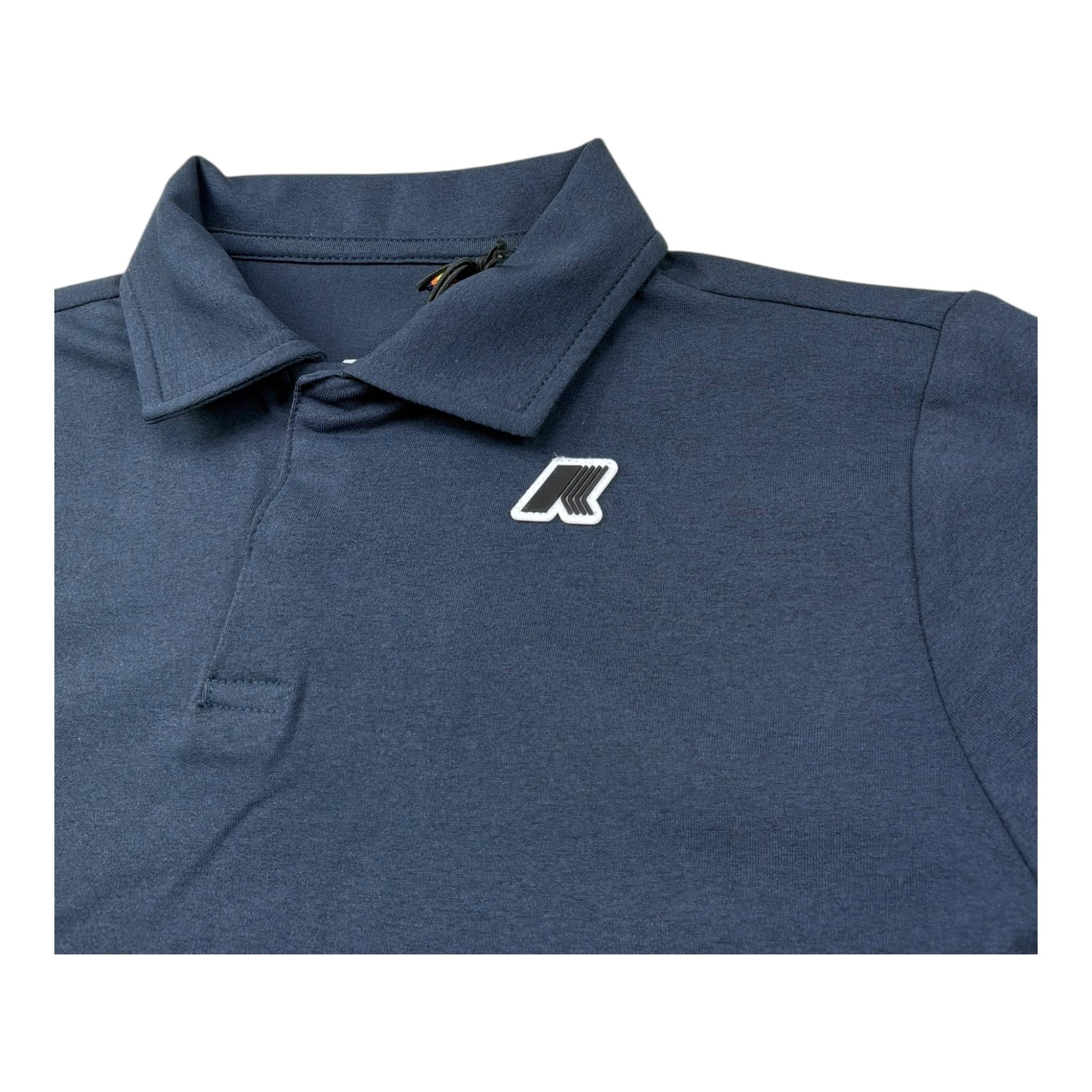 K-Way Polo Tinta Unita con Logo per Bambino K7134LW BLU K-WAY 