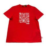 K-Way T-Shirt Girocollo Tinta Unita con Stampa per Bambina K2151QW ROSSO K-WAY 