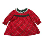 MIRANDA abito manica lunga stampa fantasia Rosso/verde per Neonata 360129 ROSSO/VERDE MIRANDA 