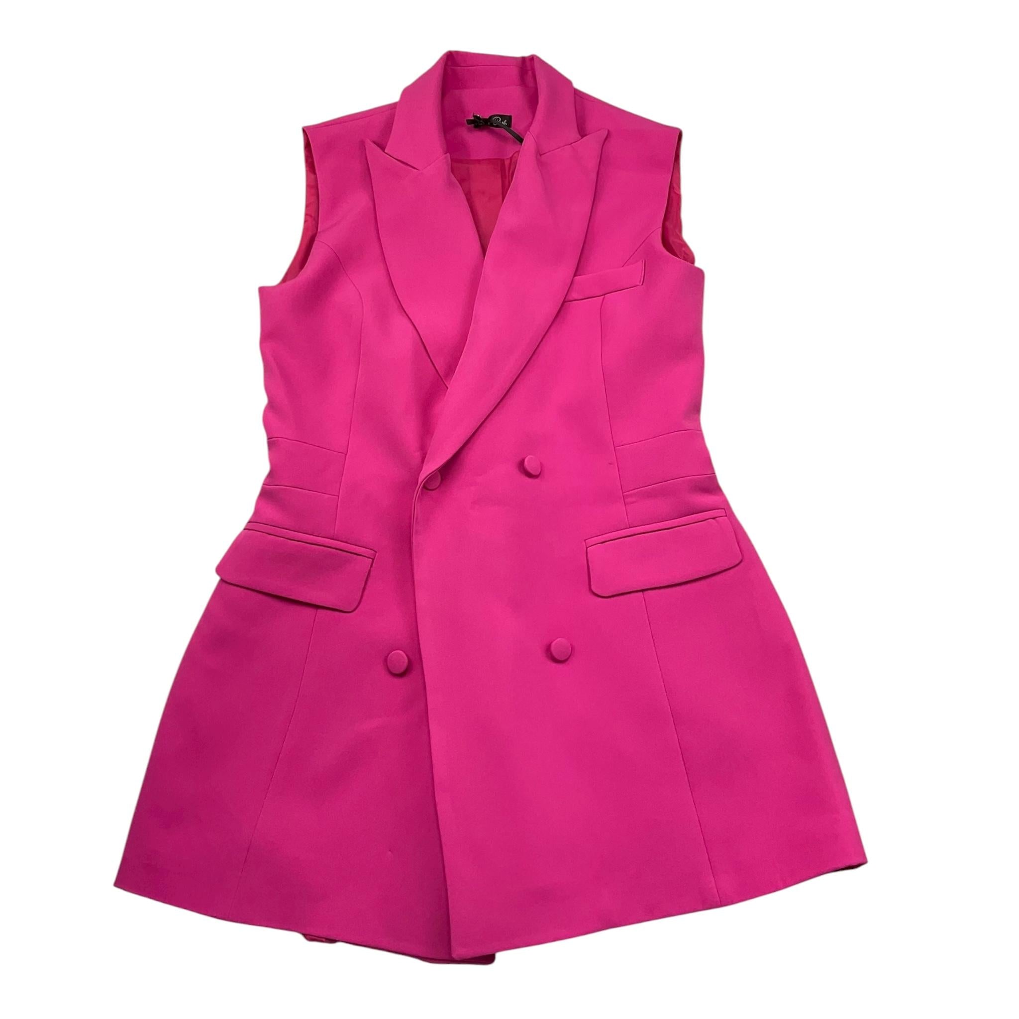 Petit Posh Giacca Tinta Unita Doppiopetto per Bambina GFJS25036GC FUXIA PETIT POSH 