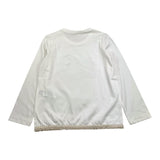 CAFFE' D'ORZO shirt tinta unita girocollo Bianco per Bambina ZV8A10 BIANCO CAFFE' D'ORZO 