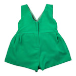 Petit Posh Tuta Intera Tinta Unita Giromanica per Bambina GFBS25023TUX VERDE PETIT POSH 