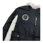 JOHN RICHMOND parka tinta unita con cappuccio teddy Nero per Bambina RBA25138PK NERO JOHN RICHMOND 