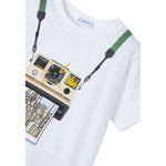 Mayoral T-Shirt Girocollo tinta unita Bianco per Bambino 3044X BIANCO MAYORAL 