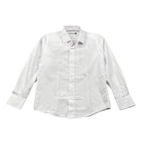 Nazareno Gabrielli Camicia Tinta Unita Manica Lunga per Bambino NGP16B BIANCO NAZARENO GABRIELLI 