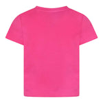 Kenzo T-Shirt Girocollo Tinta Unita con Stampa per Bambina K61054 ROSA KENZO 