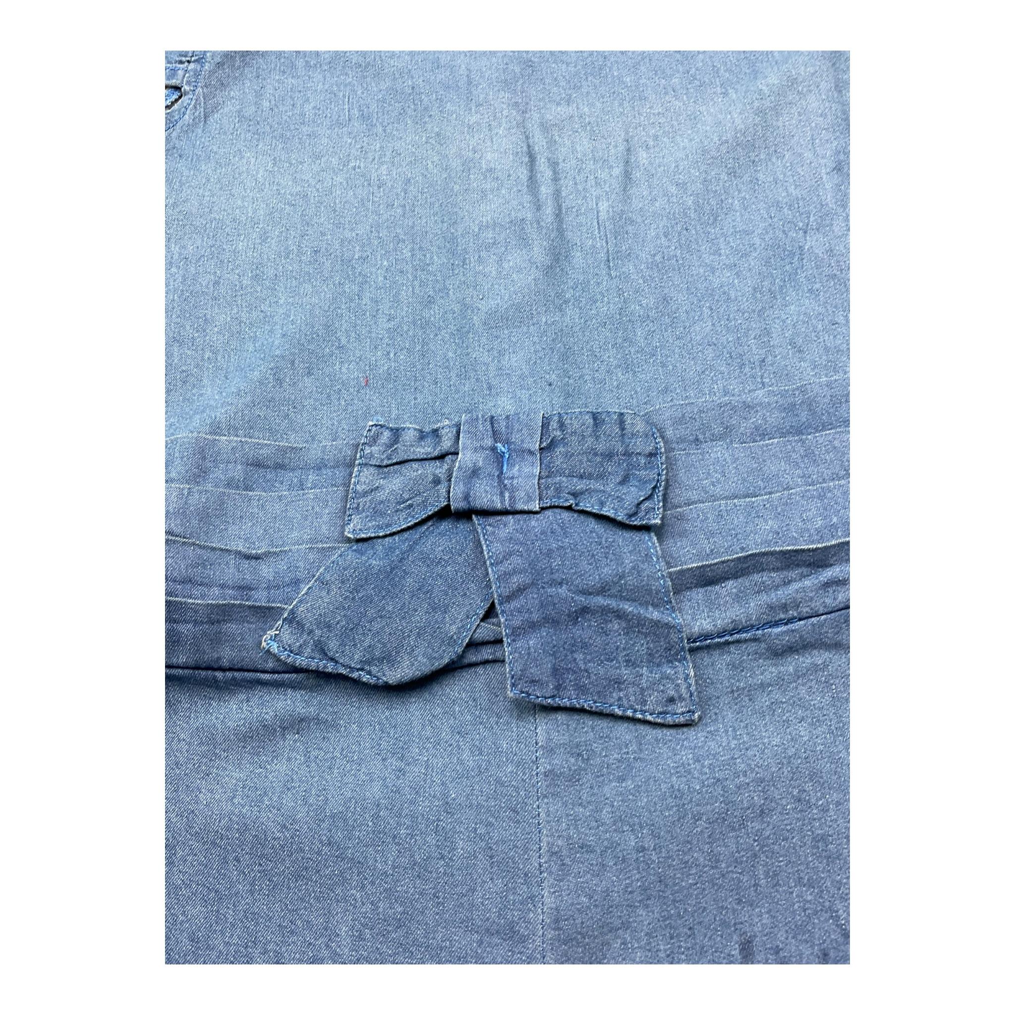 Emc Tuta Intera In Denim Tinta Unita  per Bambina BZ7190 BLU EMC 