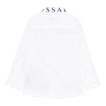 Trussardi Camicia Tinta Unita con Logo per Neonato TIP25091CAN BIANCO TRUSSARDI 