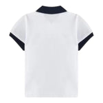 Il Gufo Polo Tinta Unita con Profili In Contrasto per Bambino P25PC067M0095 BIANCO IL GUFO 