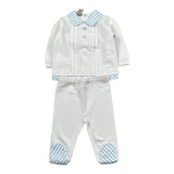 Marlu' Completo 2 Pezzi Shirt-Ghettina per Neonato EC6551 BIANCO MARLU' 