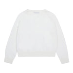 MAX&Co. maglia tinta unita girocollo con cuore Panna per Bambina MX00303 PANNA MAX&Co. 