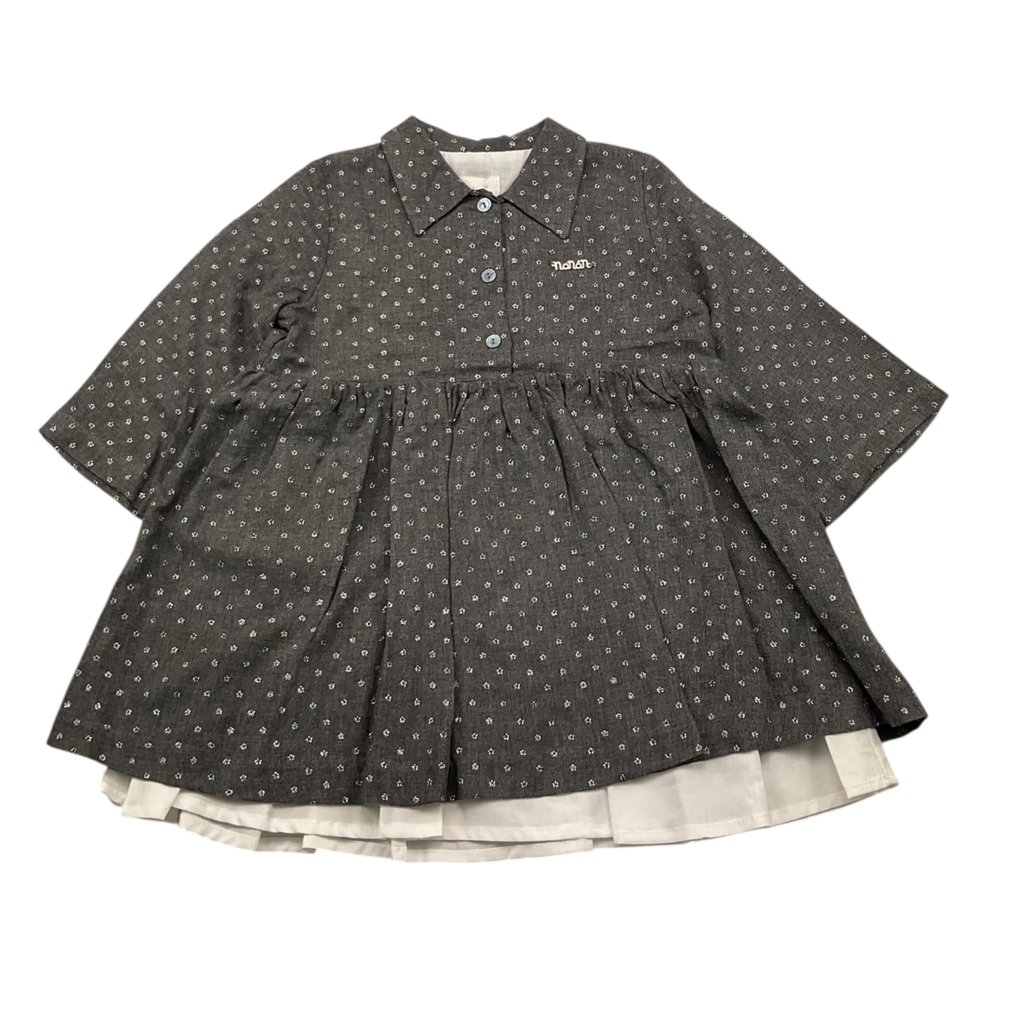 NANAN abito manica lunga tinta unita Grigio per Neonata I2343024GR GRIGIO NANAN 