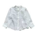 Le Bebe' Camicia Tinta Unita con Colletto Coreano per Neonato LBB5340 BIANCO LE BEBE' 