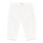 Moschino Pantalone Fantasia A Righe per Neonato MUP05N BIANCO/BEIGE MOSCHINO 