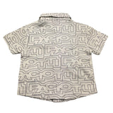 Cesare Paciotti Camicia Mezza Manica Tinta Unita con Stampe per Neonato CMP5103B BIANCO CESARE PACIOTTI 