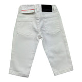Cesare Paciotti Jeans Tinta Unita con Girovita Regolabile per Neonato PTP5159B BIANCO CESARE PACIOTTI 