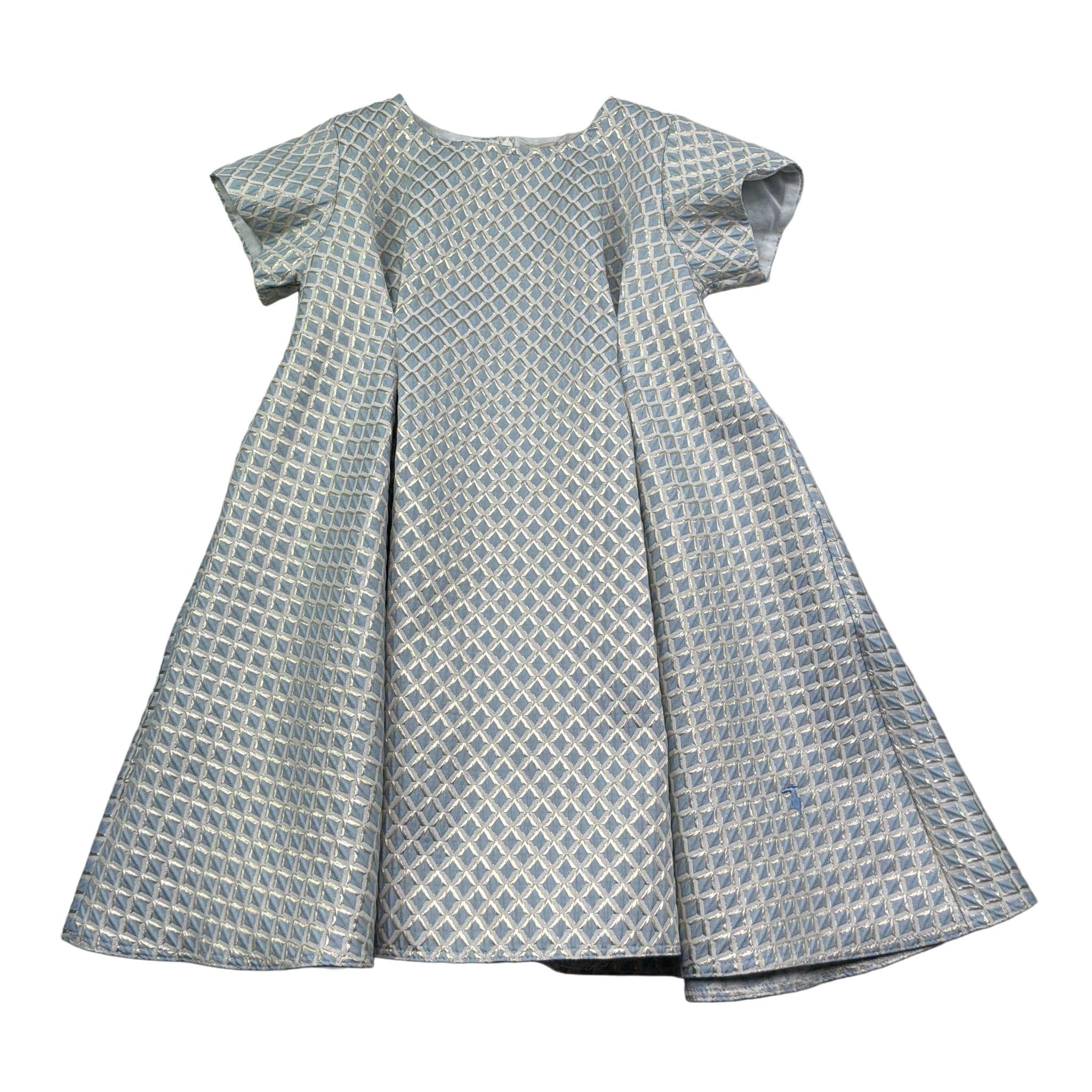 Trussardi Abito Mezza Manica Tinta Unita per Bambina TGP26094VE AZZURRO TRUSSARDI 