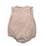 Elisabetta Franchi Pagliaccetto Tinta Unita con Rouches per Neonata ENPG045 ROSA ELISABETTA FRANCHI 