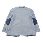 Qdk Giacca Tinta Unita con Microfantasia per Bambino 707919 AZZURRO QDK 