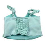 Lu Lu By Miss Grant Top tinta unita Verde Acqua per Bambina LL3471 VERDE ACQUA LU LU BY MISS GRANT 