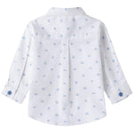 Minibanda Camicia Manica Lunga Tinta Unita con Papillon per Neonato 3B600 BIANCO MINIBANDA 