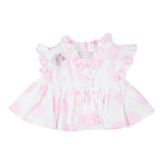 Monnalisa Camicia Mezza Manica Tina Unita per Neonata 31A301 BIANCO MONNALISA 