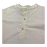 Petit Indi camiciaMezza Manica Girocollo Tinta Unita  per Bambino SS25BK7120 BIANCO PETIT INDI 