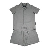 John Richmond Completo 2 Pezzi Camicia-Bermuda Tinta Unita per Bambino RBP26213CL GRIGIO JOHN RICHMOND 