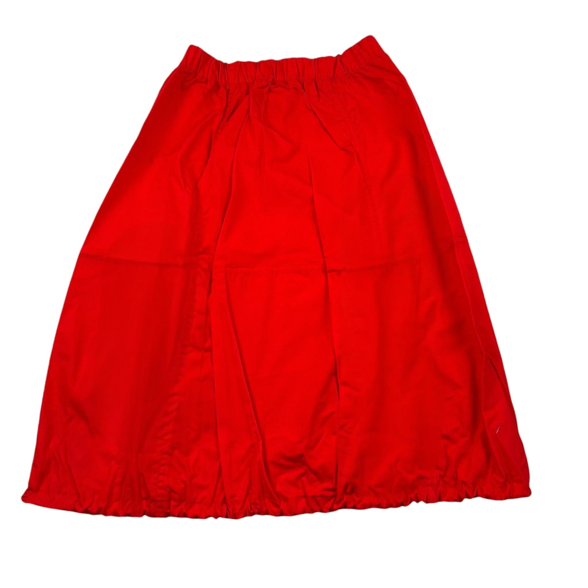 Msgm Gonna Tinta Unita con Elastic In Vita per Bambina S5MSJGSK261 ROSSO MSGM 