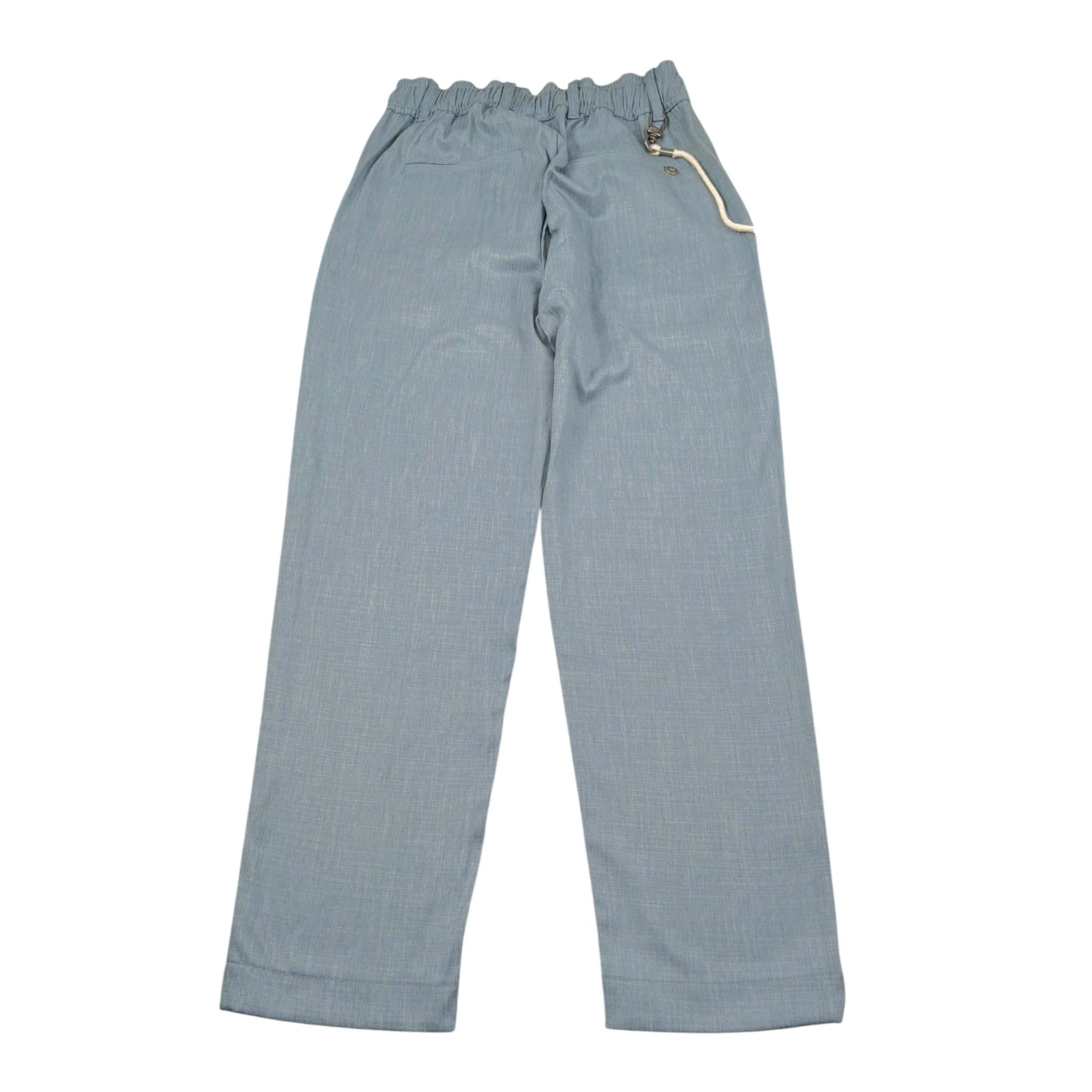 Please Pantalone Tinta Unita con Elastico In Vita per Bambino PE75130B73 POLVERE PLEASE 